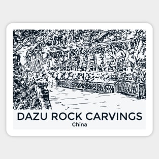 Dazu Rock Carvings - China Sticker